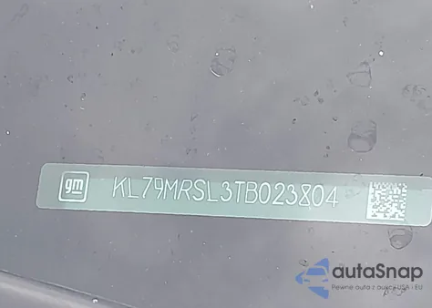 2026 Chevrolet Trailblazer Awd Lt from USA, damaged, VIN KL79MRSL3TB023804